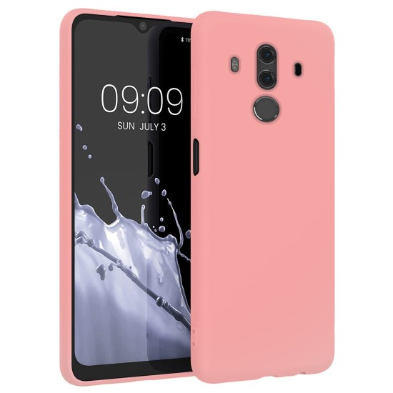 OEM  Λεπτή Θήκη Σιλικόνης Μαύρο Huawei Mate 10 Pro Matt Ροζ