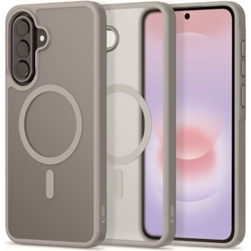 Tech-Protect MagMat MagSafe Back Cover Σιλικόνης / Πλαστικό Matte Grey (Galaxy A57)