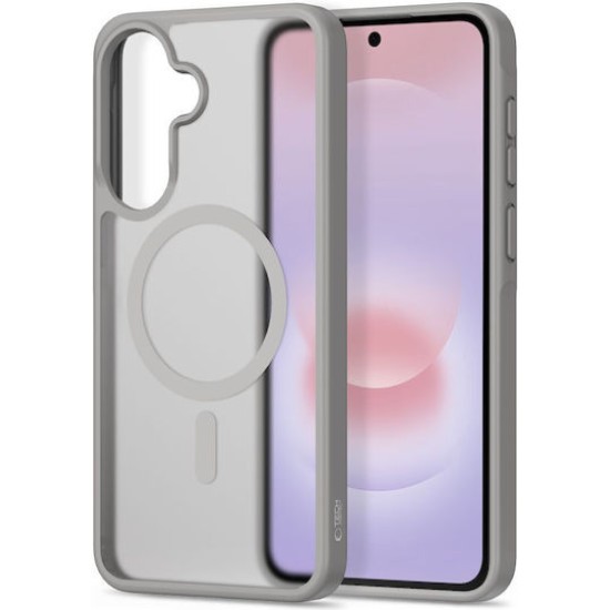 Tech-Protect MagMat MagSafe Back Cover Σιλικόνης / Πλαστικό Matte Grey (Galaxy A57)