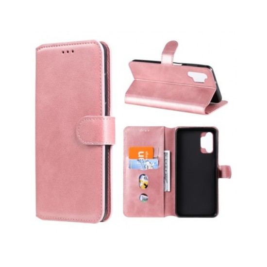 BOOK ΔΕΡΜΑΤΙΝΗ ΡΟΖ ΧΡΥΣΟ (XIAOMI 13T / 13T PRO)