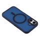 Θήκη iPhone 17 Matte Magnetic Series συμβατό με MagSafe φορτιστή, Πλάτη αντικραδασμική από Premium TPU  Μπλε + ΔΩΡΟ ΤΖΑΜΑΚΙ ΚΑΜΕΡΑΣ