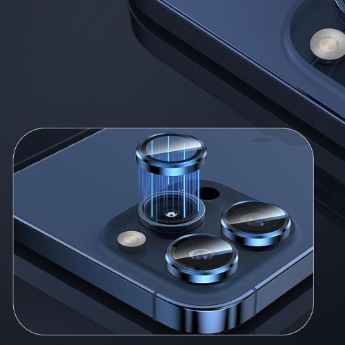 Προστασία Κάμερας Tempered Glass Μπλε για το iPhone 17 Pro / 17 Pro Max 