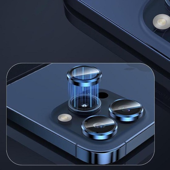Προστασία Κάμερας Tempered Glass Μπλε για το iPhone 17 Pro / 17 Pro Max 