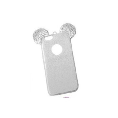 OEM Back Cover Σιλικόνης Glitter Ears As Mickey Άσπρη iphone 6 plus OEM Back Cover Σιλικόνης Glitter Ears As Mickey Άσπρη iphone 6 plus