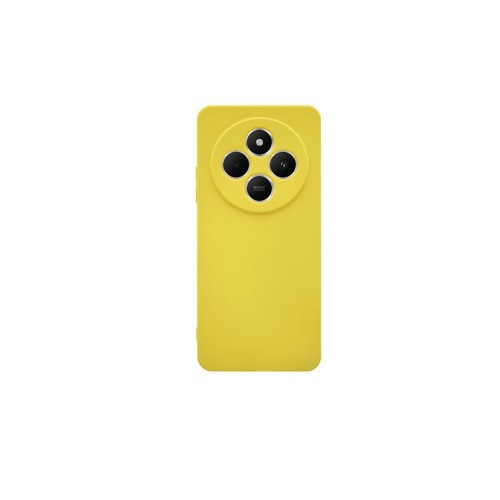  Back Cover Σιλικόνης Matte Κίτρινο Redmi 14C/ Poco C75