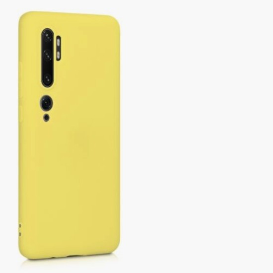 Back Cover Σιλικόνης Για Xiaomi MI Note 10 / Note 10 Pro / Note 10 lite Κίτρινο