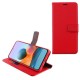Book Case  Tpu Για Galaxy A17 σε Κόκκινο Flip Wallet Δερματίνη
