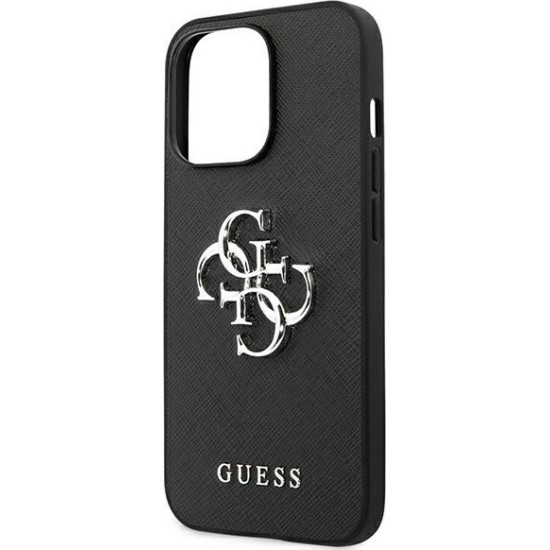 Guess Saffiano 4G Metal Logo Back Cover Πλαστικό Μαύρο GUHCP13XSA4GSBK (iPhone 13 Pro Max) Guess Saffiano 4G Metal Logo Back Cover Πλαστικό Μαύρο GUHCP13XSA4GSBK (iPhone 13 Pro Max)
