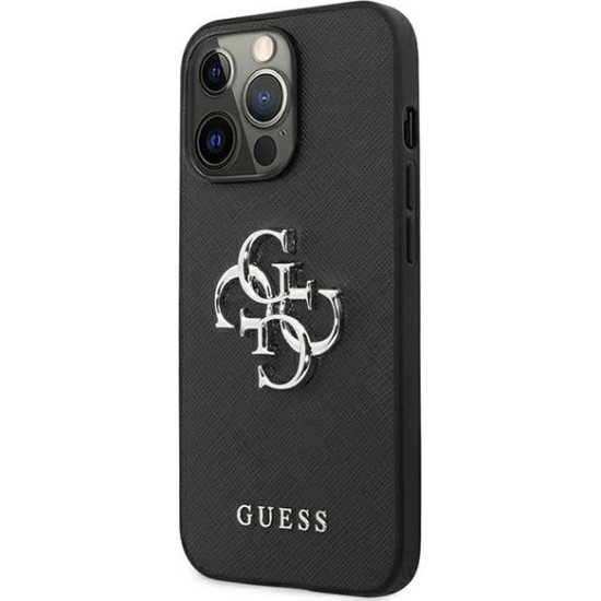 Guess Saffiano 4G Metal Logo Back Cover Πλαστικό Μαύρο GUHCP13XSA4GSBK (iPhone 13 Pro Max) Guess Saffiano 4G Metal Logo Back Cover Πλαστικό Μαύρο GUHCP13XSA4GSBK (iPhone 13 Pro Max)