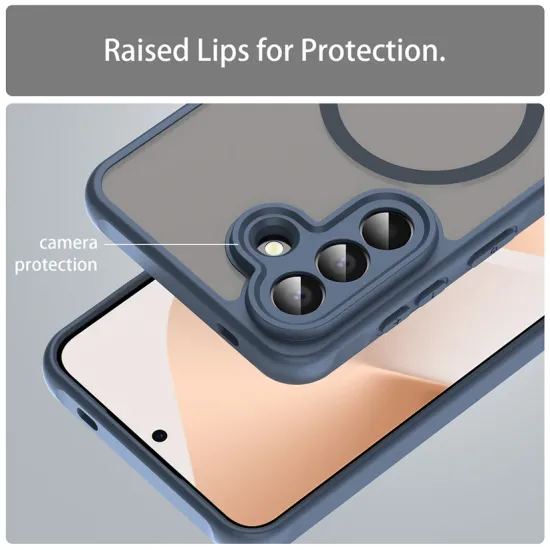Tech-Protect MagSafe Back Cover Σιλικόνης Μπλε Πλαστικό Samsung A57+Δωρο Glass