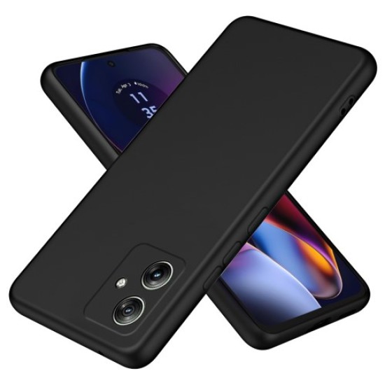  Back Cover Σιλικόνης Μαύρο Motorola Moto G86