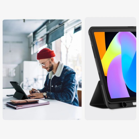 Tech-Protect SC Pen Flip Cover Μαύρη (Lenovo Idea Tab 11.0 TB-336)
