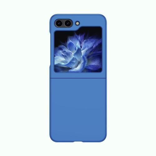 Back Cover για Samsung Galaxy Z Flip 5 Soft Touch 2mm Σιλικόνη Μπλε