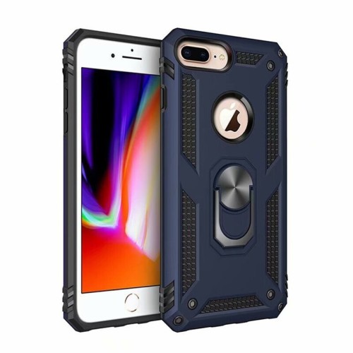 Θήκη Anti Fall for iPhone 7 Plus/8 Plus back over magnetic holder ring -Μπλε Μπλε Θήκη πλάτης Σιλικόνη & Σκληρό πλαστικό Θήκη Anti Fall for iPhone 7 Plus/8 Plus back over magnetic holder ring -Μπλε Μπλε Θήκη πλάτης Σιλικόνη & Σκληρό πλαστικό