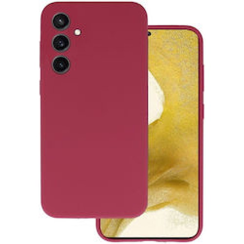 Samsung Galaxy S25 Silky and Soft Touch Finish TPU Silicone Back Cover Case Μπορντό (oem)