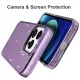 Glitter Back Cover Σιλικόνης Μωβ iPhone 17 Pro Max