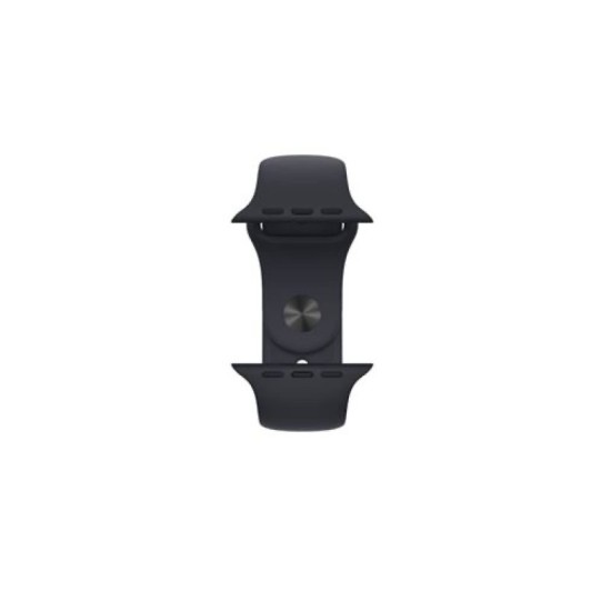 WatchBand Silicone Μαύρο Λουράκι Apple Watch 42/44/45mm WatchBand Silicone Μαύρο Λουράκι Apple Watch 42/44/45mm