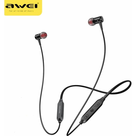 Awei G40BL In-ear Bluetooth Handsfree Μαύρο