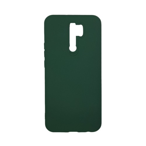  Back Cover Σιλικόνης Matte Πράσινο για Redmi 9