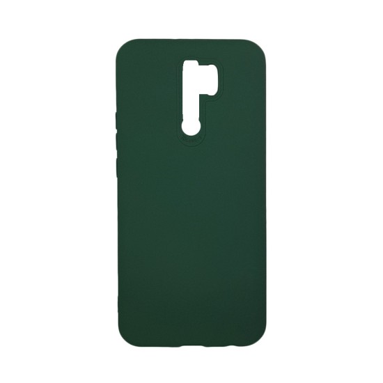 Back Cover Σιλικόνης Matte Πράσινο για Redmi 9 Back Cover Σιλικόνης Matte Πράσινο για Redmi 9