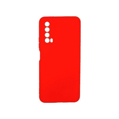OEM Θήκη Σιλικόνης 360° Για Huawei P Smart 2021 Full Cover Metallic Κόκκινο