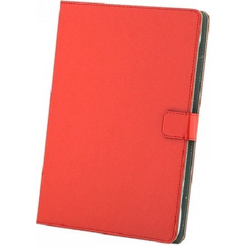 Flip Cover Δερμάτινο Ανθεκτική Κόκκινο (Universal 10.1-10.5") 0015245