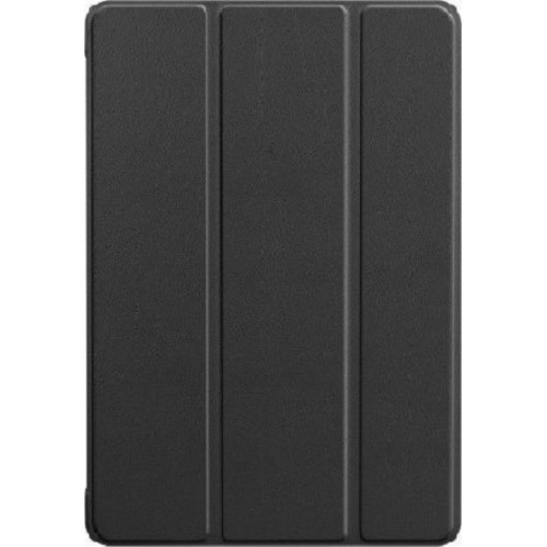 Trifold Θήκη Βιβλίο με Σιλικόνη Flip Cover Για Samsung Galaxy A7 Lite 8.7" Μαύρη