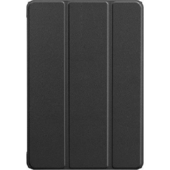 Trifold Θήκη Βιβλίο με Σιλικόνη Flip Cover Για Samsung Galaxy A7 Lite 8.7" Μαύρη