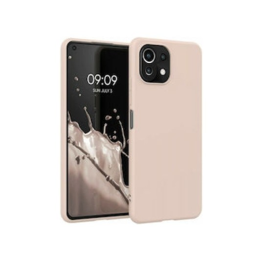 Back Cover Σιλικόνης Σομόν (Xiaomi Mi 11 Lite 4G / 5G)