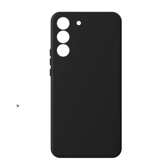 Samsung Galaxy S25 Silky and Soft Touch Finish TPU Silicone Back Cover Case Μαύρη (oem)