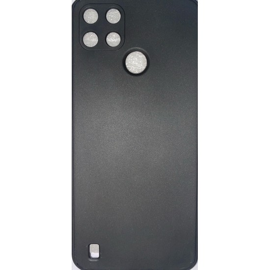Θήκη Πλάτης Σιλικόνης για REALME C21Y/C25Y Black ! ΟΕΜ