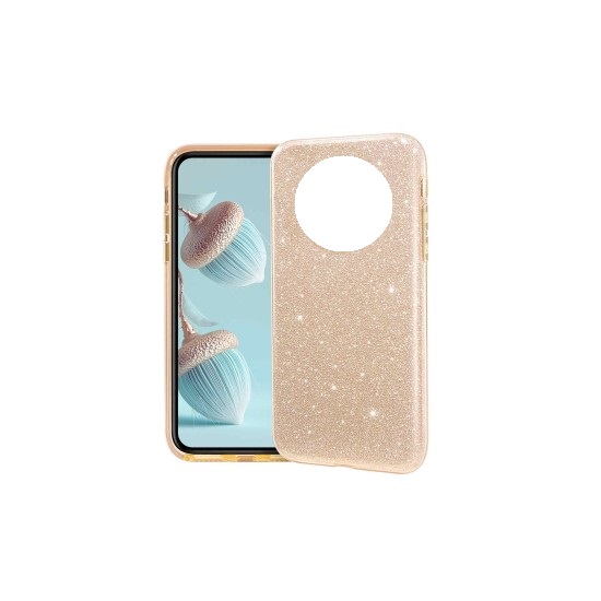Glitter Back Cover Πλαστικό Ανθεκτικό Χρυσό (Redmi 14C)
