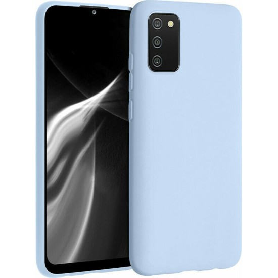 Back Cover Σιλικόνης Light Blue Matte (Galaxy A02s)