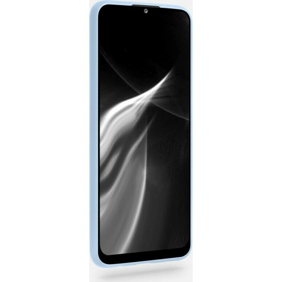 Back Cover Σιλικόνης Light Blue Matte (Galaxy A02s)