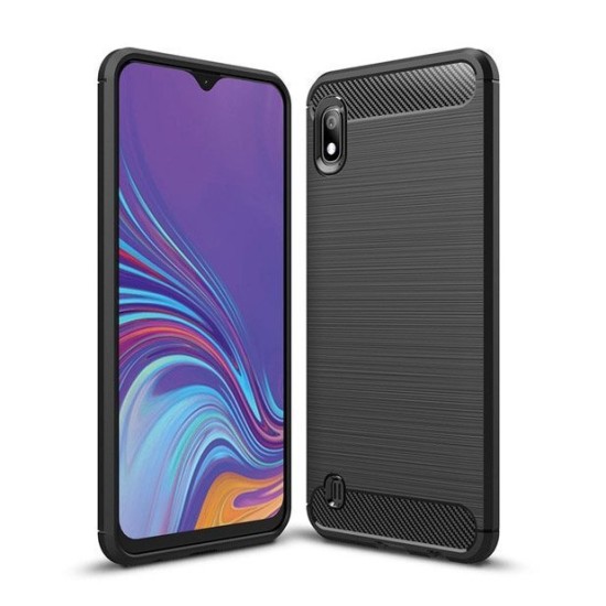 Carbon Back Cover Σιλικόνης Μαύρο (Galaxy A10/ M10) Carbon Back Cover Σιλικόνης Μαύρο (Galaxy A10/ M10)