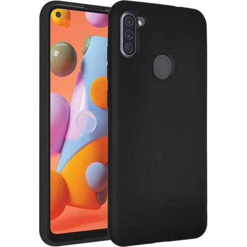 Back Cover Σιλικόνης Μαύρο (Galaxy A11/M11) Back Cover Σιλικόνης Μαύρο (Galaxy A11/M11)
