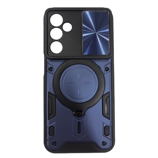 Hybrid Shockproof Ring Back Cover Συνθετική Ανθεκτική Μπλε (Galaxy S24 Plus) Hybrid Shockproof Ring Back Cover Συνθετική Ανθεκτική Μπλε (Galaxy S24 Plus)