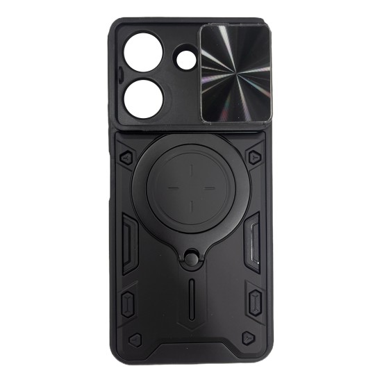 Hybrid Shockproof Ring Back Cover Συνθετική Ανθεκτική Μαύρο (Redmi 13C) Hybrid Shockproof Ring Back Cover Συνθετική Ανθεκτική Μαύρο (Redmi 13C)