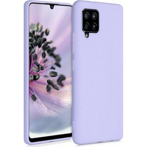  Oem Θήκη Σιλικόνης Matt Για Samsung Galaxy A42 5G Λιλά