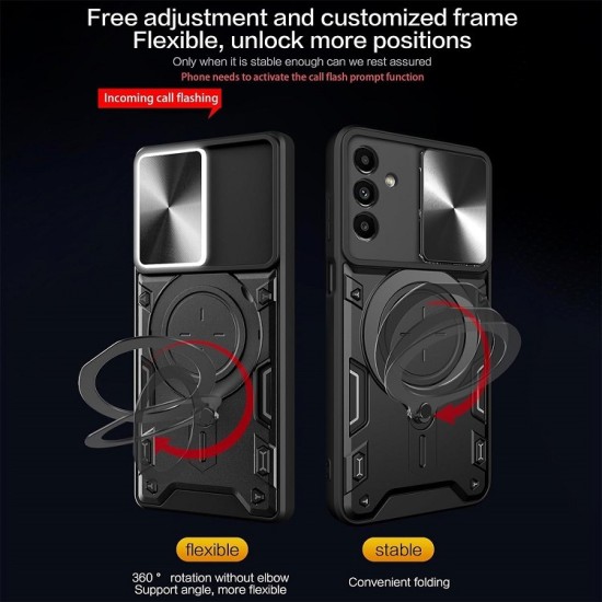 Hybrid Shockproof Ring Back Cover Συνθετική Ανθεκτική Κόκκινο (Galaxy A36/ A56) Hybrid Shockproof Ring Back Cover Συνθετική Ανθεκτική Κόκκινο (Galaxy A36/ A56)