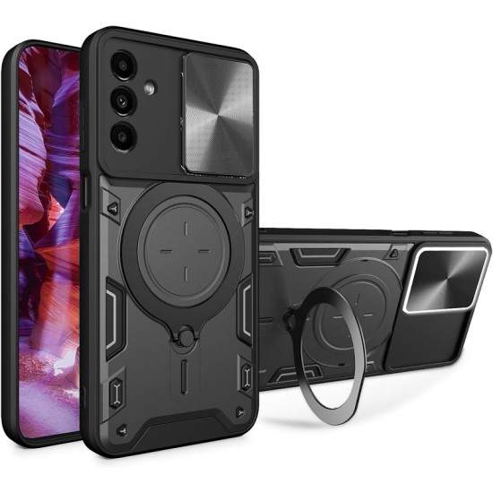 Hybrid Shockproof Ring Back Cover Συνθετική Ανθεκτική Μαύρο (Galaxy A25) Hybrid Shockproof Ring Back Cover Συνθετική Ανθεκτική Μαύρο (Galaxy A25)
