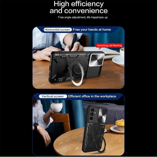 Hybrid Shockproof Ring Back Cover Συνθετική Ανθεκτική Κόκκινο (Galaxy A36/ A56) Hybrid Shockproof Ring Back Cover Συνθετική Ανθεκτική Κόκκινο (Galaxy A36/ A56)