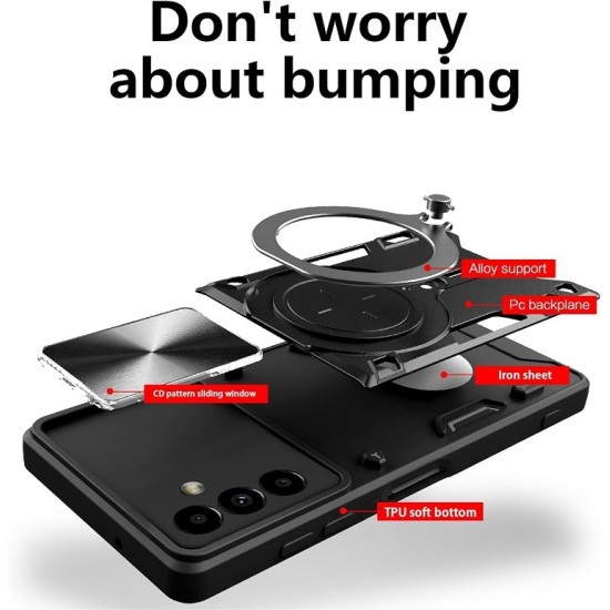 Hybrid Shockproof Ring Back Cover Συνθετική Ανθεκτική Κόκκινο (Galaxy A36/ A56) Hybrid Shockproof Ring Back Cover Συνθετική Ανθεκτική Κόκκινο (Galaxy A36/ A56)