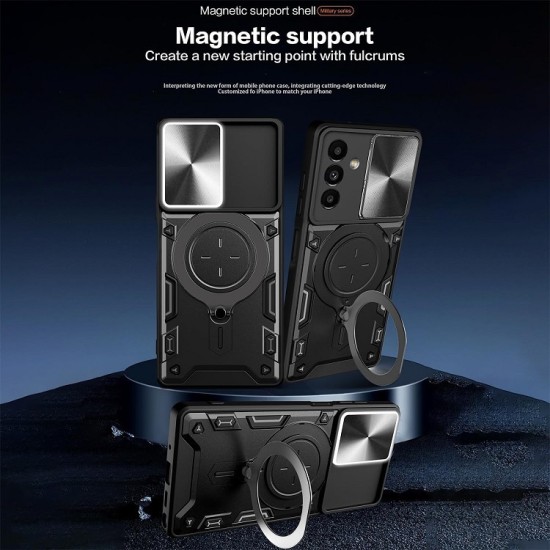 Hybrid Shockproof Ring Back Cover Συνθετική Ανθεκτική Κόκκινο (Galaxy A36/ A56) Hybrid Shockproof Ring Back Cover Συνθετική Ανθεκτική Κόκκινο (Galaxy A36/ A56)