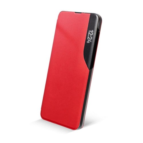 Case Smart View Magnet Book Samsung Galaxy A72, red