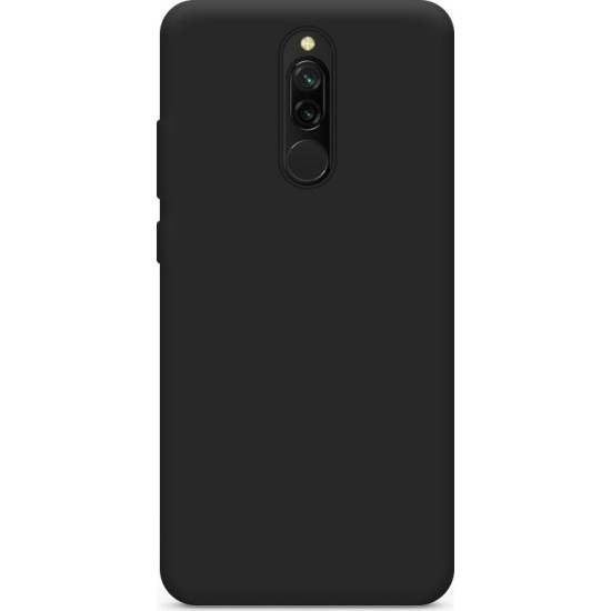 Θήκη σιλικόνης Back Cover Silicon Matt Huawei Mate 10 Lite μαύρο