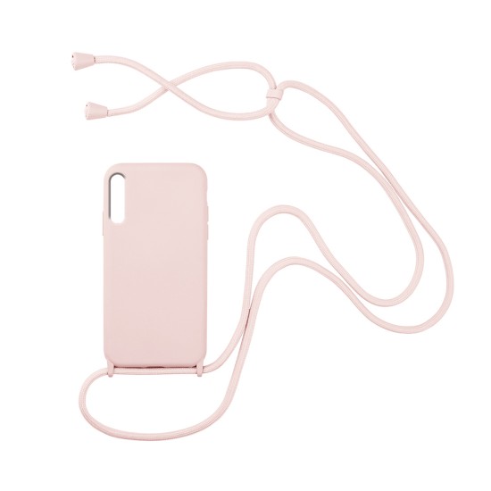 Back Cover με Λουράκι Ροζ (iPhone 16 Pro Max)