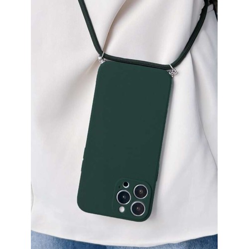 Back Cover Σιλικόνης με Λουράκι Σκούρο Πράσινο (Samsung Galaxy A50/ A30s/ A50s) Back Cover Σιλικόνης με Λουράκι Σκούρο Πράσινο (Samsung Galaxy A50/ A30s/ A50s)