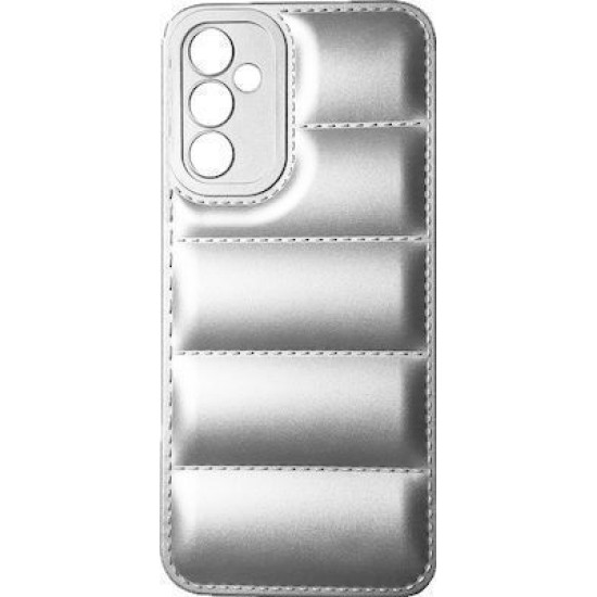 OEM ΘΗΚΗ ΠΛΑΤΗΣ ΣΙΛΙΚΟΝΗΣ PUFFER JACKET ΓΙΑ GALAXY A24 ΧΡΩΜΑ: ΑΣΗΜΙ