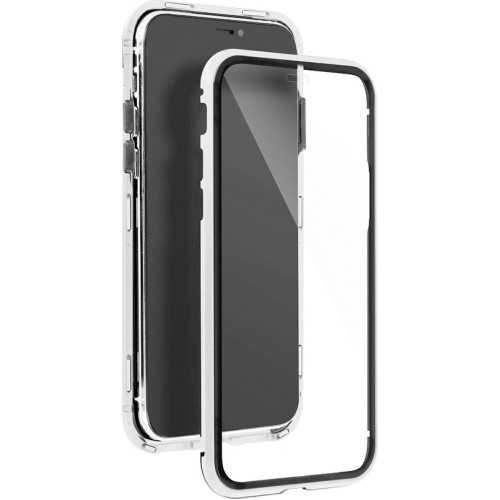 Μαγνητική 360 Full Cover Πλαστικό Ασημί (iPhone 12 / 12 Pro) Μαγνητική 360 Full Cover Πλαστικό Ασημί (iPhone 12 / 12 Pro)